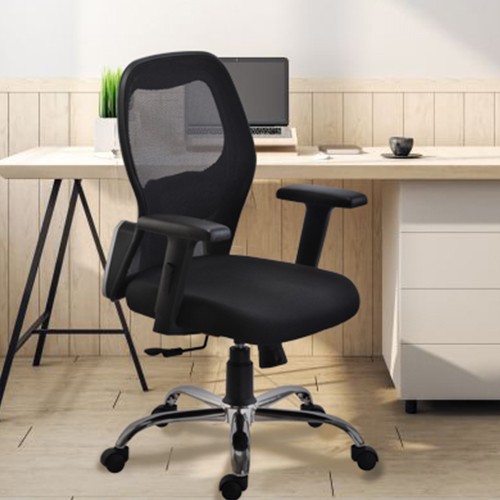 Office chair with online adjustable arms