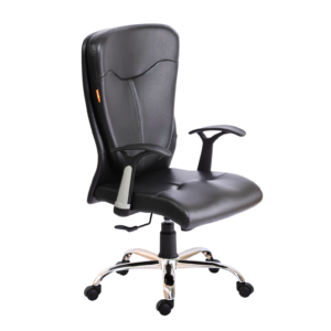 Proactive High Back Revolving Chair (Elegance) - Premium Workstation Chair with swivel function and tilting tension adjustment.